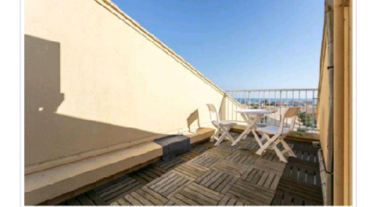 נרבון-פלאז' F3 Narbone-Plage Avec Solarium 250M De La Mer Vue Mer Et Clape מראה חיצוני תמונה